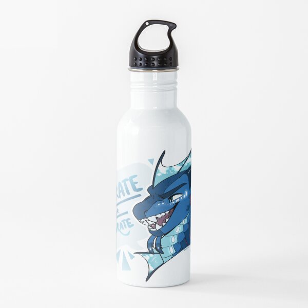Hydrate or Diedrate! Tsunami WOF Wings of Fire Water Bottle
