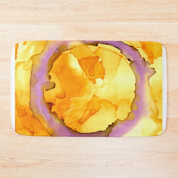 Item preview, Intersex Pride Flag (alcohol ink painting, vertical) designed and sold by RoxyTocin.