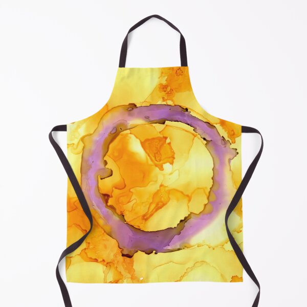 Item preview, Intersex Pride Flag (alcohol ink painting, vertical) designed and sold by RoxyTocin.