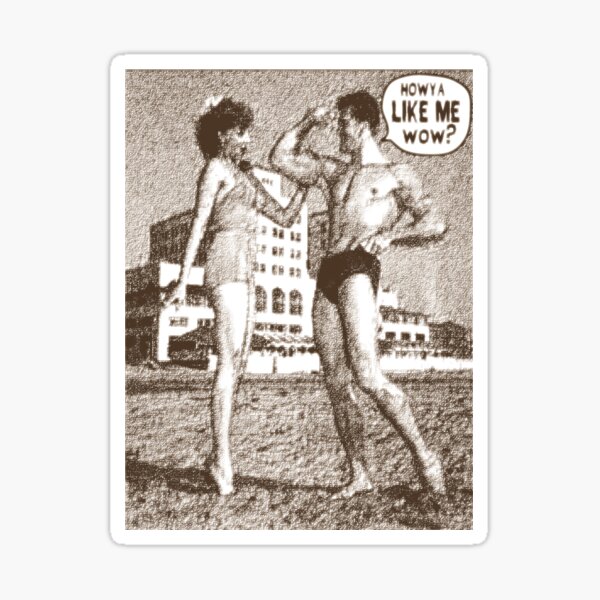 Funny Lifting - How Ya Like Me Wow? Sticker