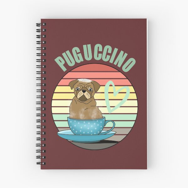 Item preview, Puguccino. Cute pug dog in a coffee cup. designed and sold by LaBellCreative.