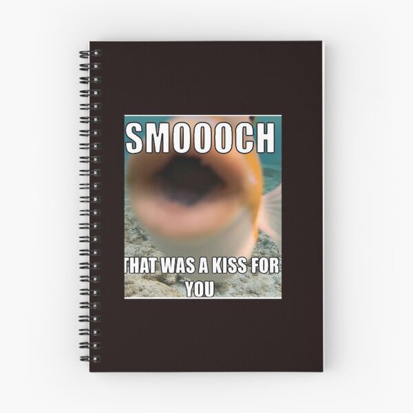 Item preview, smooch fish kiss meme designed and sold by mrspooder.