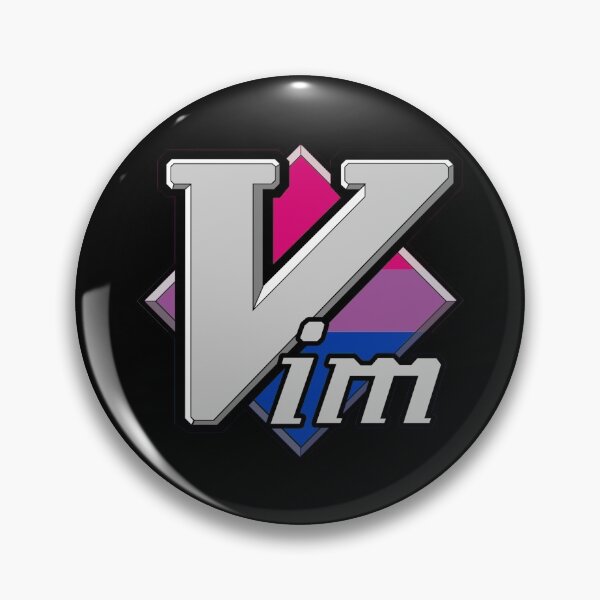 Item preview, Bisexual Pride Vim Logo designed and sold by QuietMisdreavus's pride logos and silly stuff.