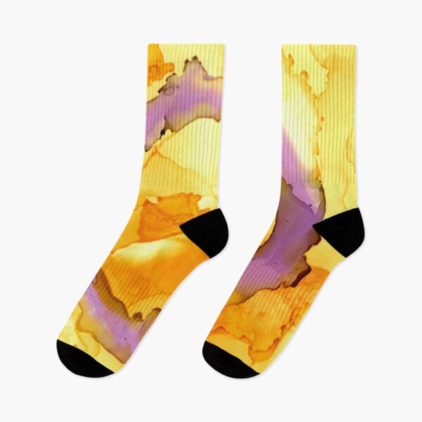 Item preview, Intersex Pride Flag (Alcohol ink pour, Horizontal)  designed and sold by RoxyTocin.