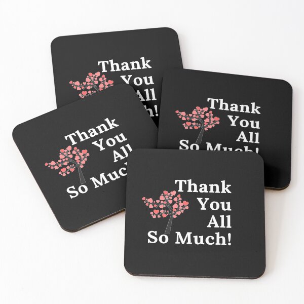 Item preview, Thank You All So Much - Black designed and sold by ActRightToday.