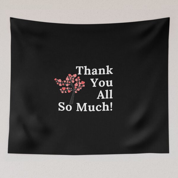 Item preview, Thank You All So Much - Black designed and sold by ActRightToday.