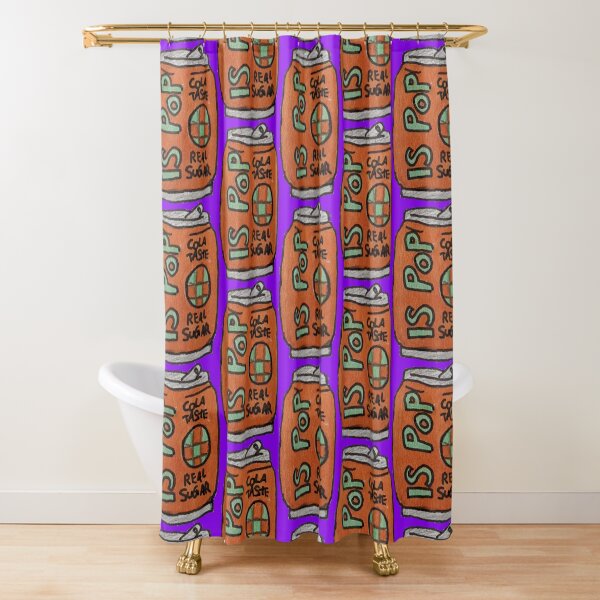 IS POP Can Shower Curtain