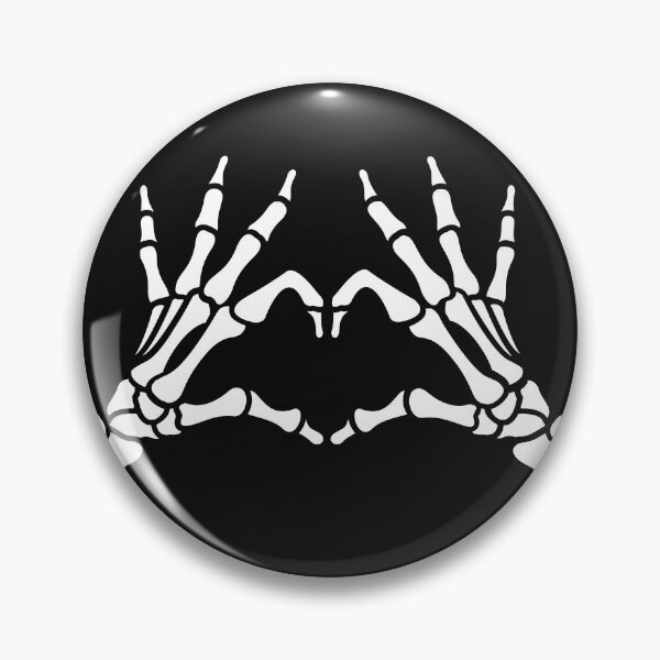 Item preview, Cool Hand Skeleton Heart Shaped White Xray As Radiology love symbol designed and sold by lodarohit.