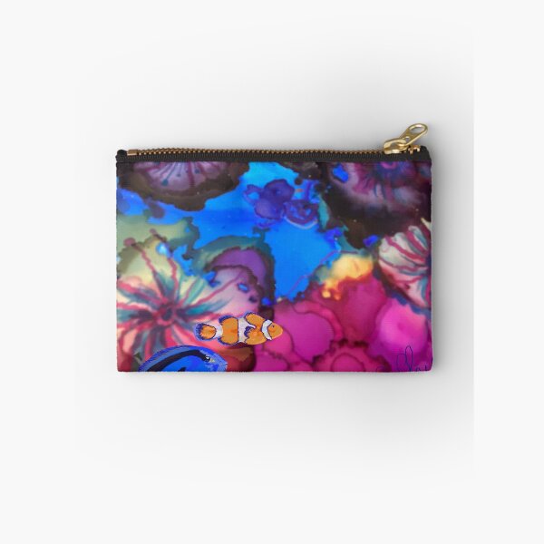 Item preview, Little fish in the sea of anemone and jellyfish  designed and sold by Michelle Coffey.