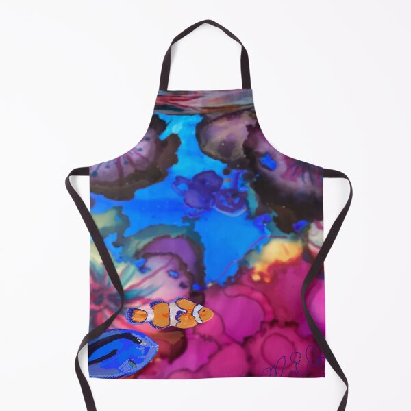 Item preview, Little fish in the sea of anemone and jellyfish designed and sold by Michelle Coffey.