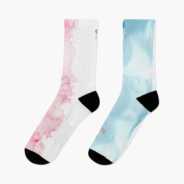 Item preview, Trans Pride Flag (Alcohol ink pour, Vertical) designed and sold by RoxyTocin.