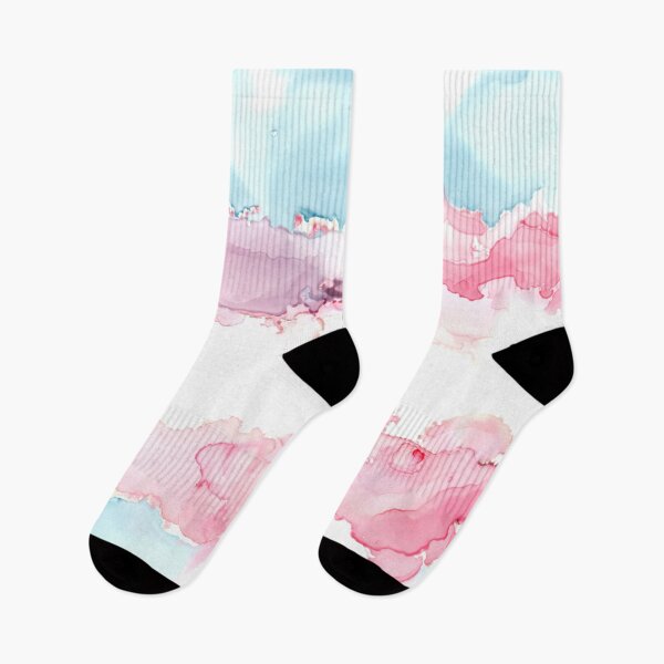 Item preview, Trans Pride Flag (alcohol ink pour, horizontal) designed and sold by RoxyTocin.