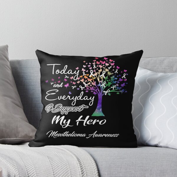 Item preview, Mesothelioma Awareness Today and Everyday I Support My Hero designed and sold by ElizabethS809.
