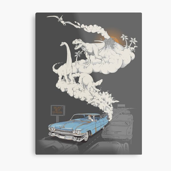 Fossils Refueled Metal Print
