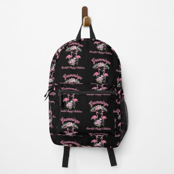 Item preview, Grammingo Grandma Beautiful Happy Fabulous Granny Floral Flamingo designed and sold by ChromanautMerch.