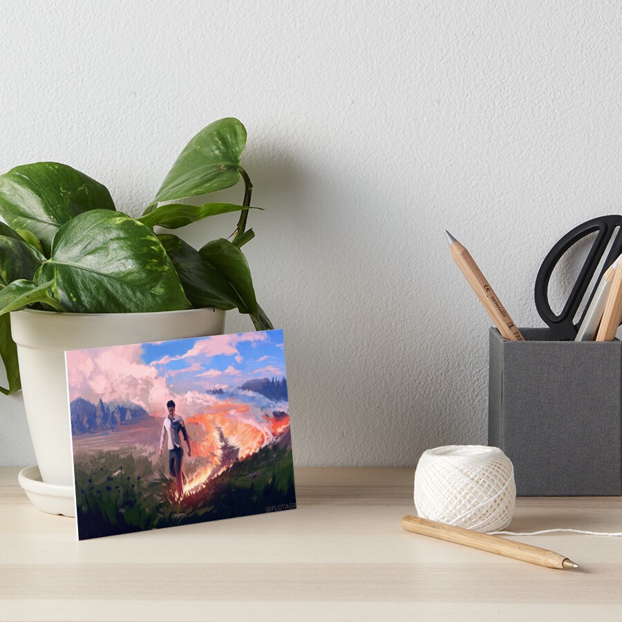 Item preview, Art Board Print designed and sold by plotagram.