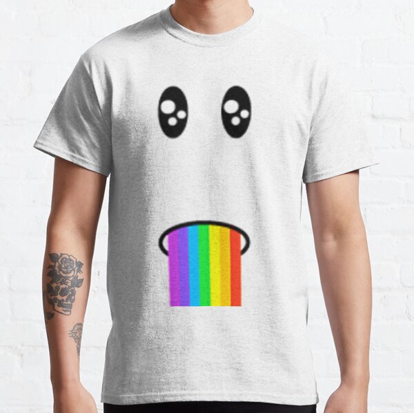 Rainbow Barf T Shirts Redbubble - how to get rainbow barf face roblox
