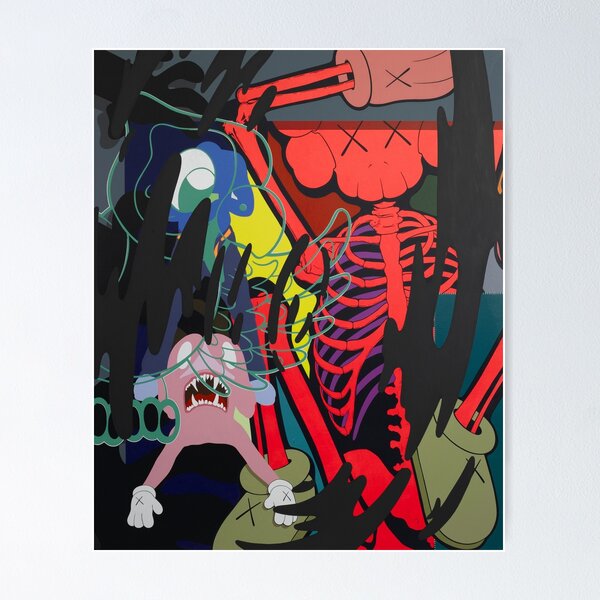 KAWS Posters  KAWS Canvas Wall Art Print – Tagged kaws