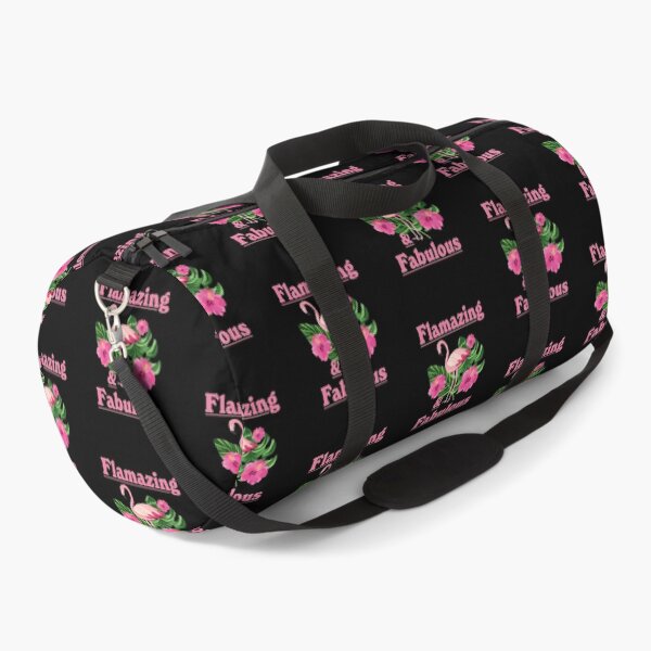 Item preview, Flamazing & Fabulous Tropical Retro Floral Pink Flamingo designed and sold by ChromanautMerch.