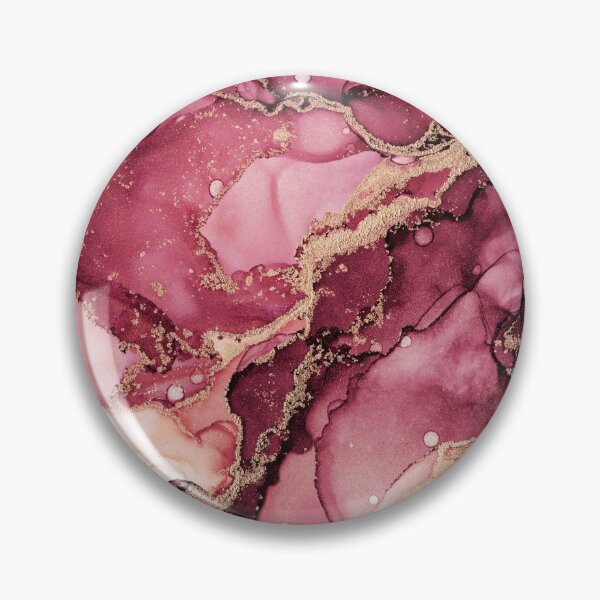 Item preview, Red Velvet and Gold Abstract Ink designed and sold by Olga Shvartsur.