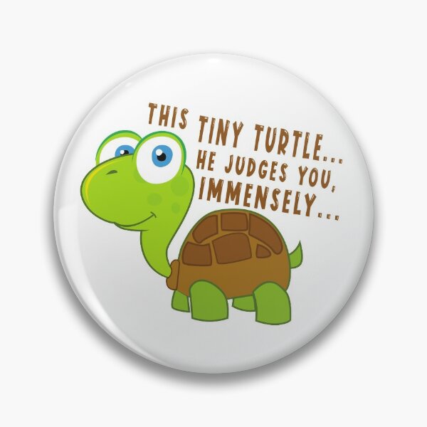 Artikelvorschau, Diese Schildkröte ... er beurteilt dich. entworfen und verkauft von Unicorny-Design.