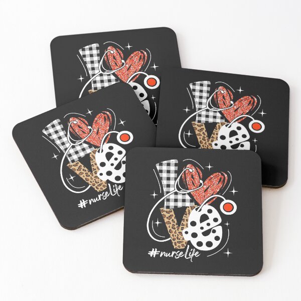 Item preview, Nurse Life RN LPN CNA Healthcare Cheetah Heart Leopard Funny designed and sold by ellamcreynold.