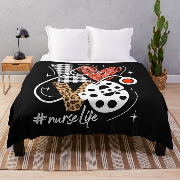 Item preview, Nurse Life RN LPN CNA Healthcare Cheetah Heart Leopard Funny designed and sold by ellamcreynold.
