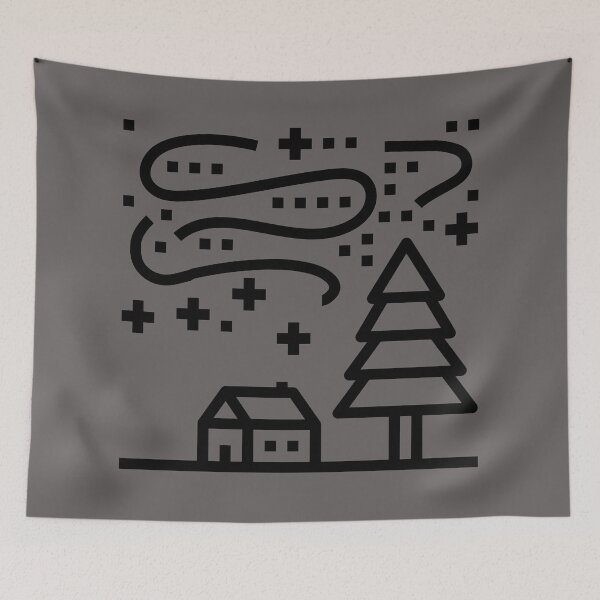 Item preview, night village full stars designed and sold by dablohotaru.
