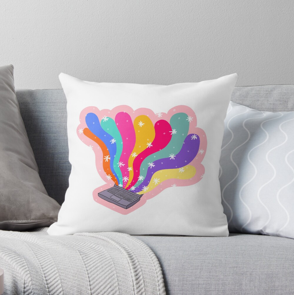 Item preview, Throw Pillow designed and sold by jendraws.