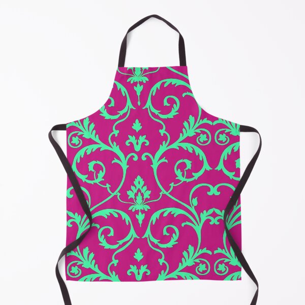 Item preview, Baroque Lattice Pattern (raspberry/teal) - Prints designed and sold by CMooreWorx.
