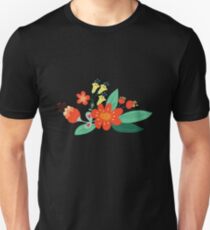 Flowers and hearts Unisex T-Shirt