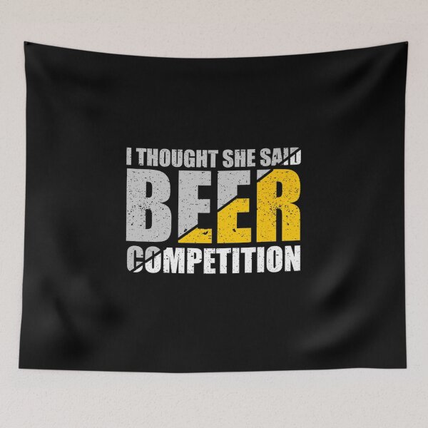 Item preview, I Thought She Said Beer Competition Cheer Dad Father Shirt designed and sold by HammonArt.