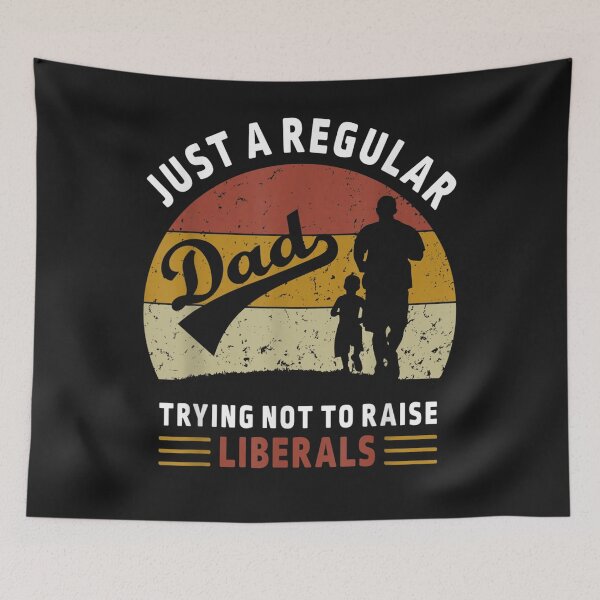 Item preview, Republican Just A Regular Dad Trying Not To Raise Liberals T-Shirt  designed and sold by Lukifo-Fluid.