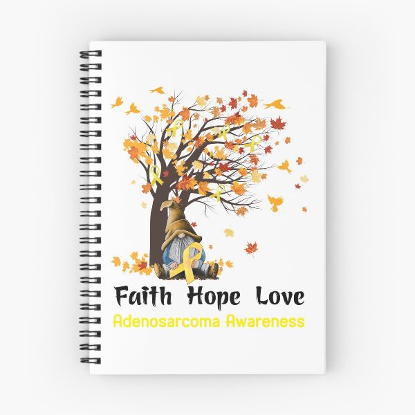 Item preview, Adenosarcoma Awareness Faith Hope Love designed and sold by GennieShop.