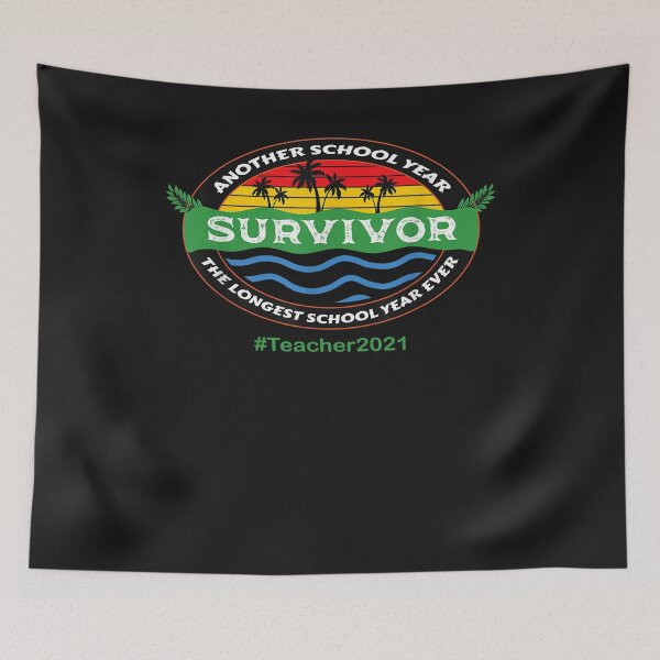 Item preview, Teacher 2021 Another School Year Survivor Last Day Of School T-Shirt designed and sold by Lukifo-Fluid.