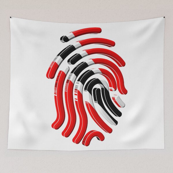 Item preview, Trinidad & Tobago Flagprint (W) designed and sold by Boakes-Digital.