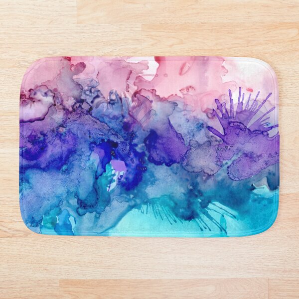 Item preview, Bandera del orgullo bisexual (vertido de tinta con alcohol, horizontal) designed and sold by RoxyTocin.