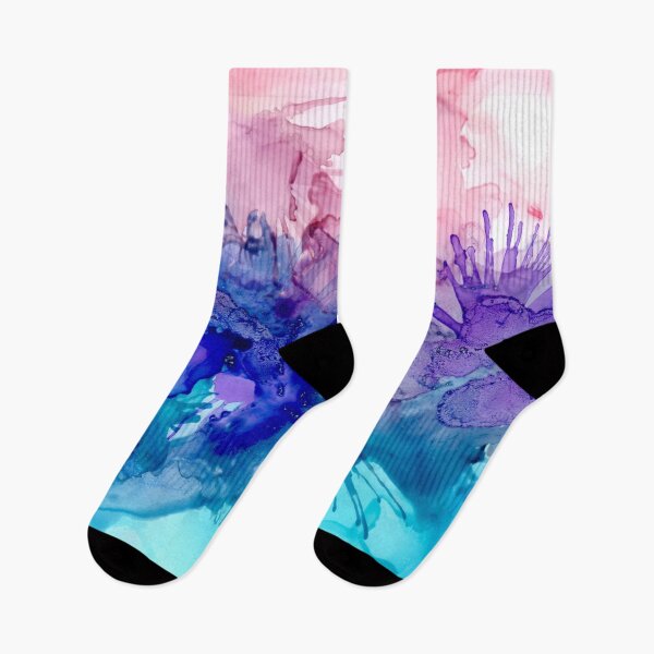 Item preview, Bisexual Pride Flag (alcohol ink pour, Horizontal)  designed and sold by RoxyTocin.