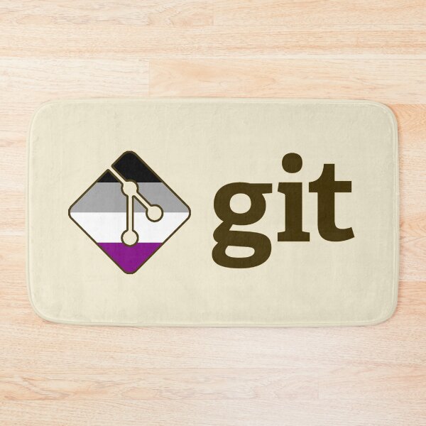 Item preview, Asexual Pride Git Logo designed and sold by QuietMisdreavus's pride logos and silly stuff.