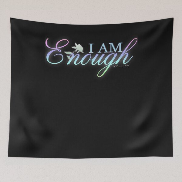 Item preview, Women Cute _ I Am Enough Inspiring _ Christian Tee Shirts Premium T-Shirt designed and sold by Lukifo-Fluid.