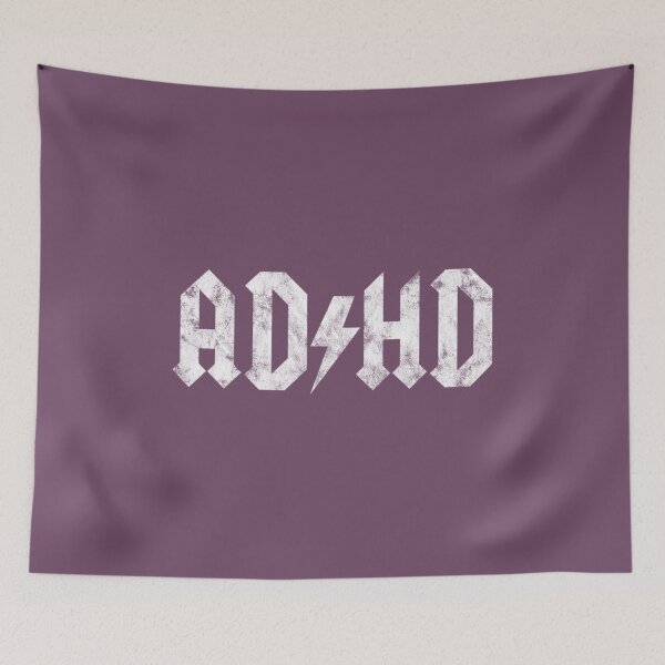 Item preview, ACDC Style ADHD  Distressed White Edition designed and sold by YuritaDolls.