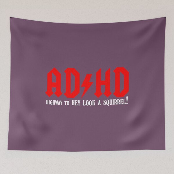 Item preview, ADHD Highway to Hey look a squirrel  designed and sold by YuritaDolls.