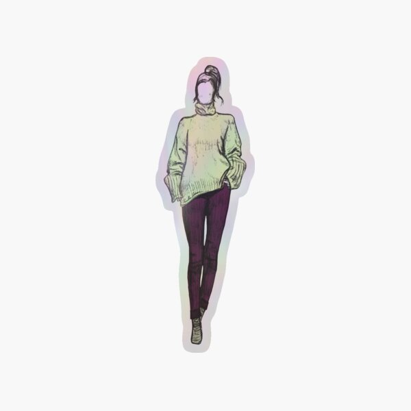 Item preview, Fashion Sketch #1 - Colored designed and sold by paulajeanart.