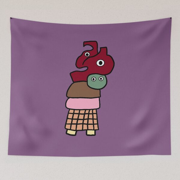 Item preview, Cherry On Top Ice Cream Creature  designed and sold by TerriblyTina.