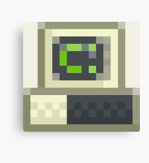 Pixel IBM PC Canvas Print