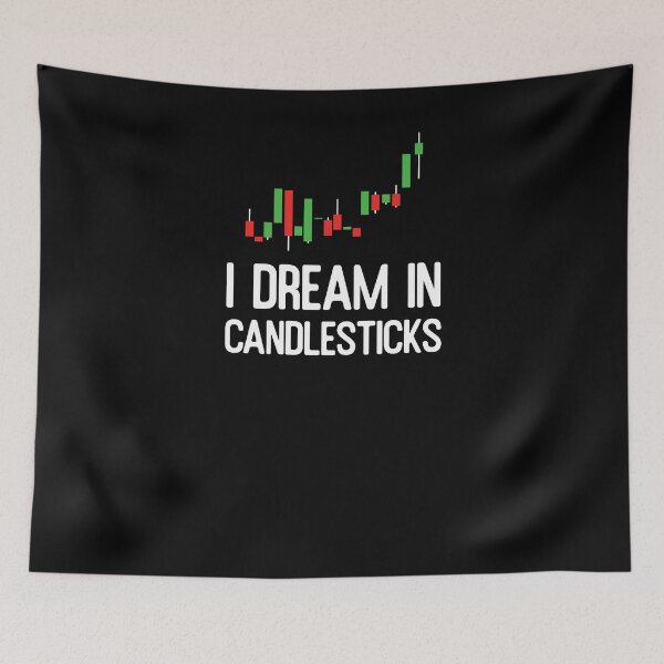 Item preview, Bull Market Stock Exchange Trader I Dream In Candlesticks designed and sold by ChromanautMerch.