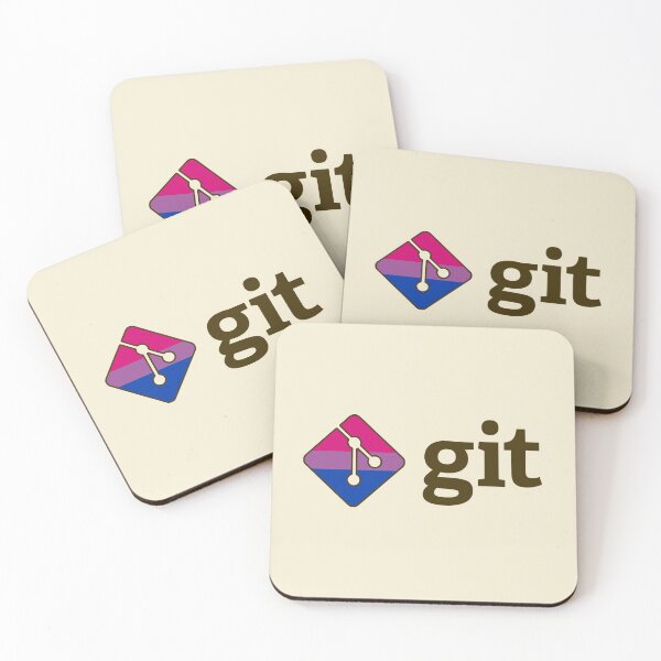 Item preview, Bisexual Pride Git Logo designed and sold by QuietMisdreavus's pride logos and silly stuff.