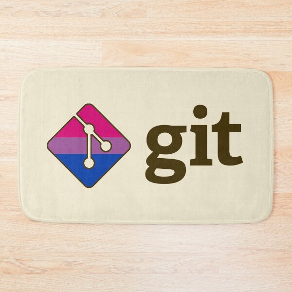 Item preview, Bisexual Pride Git Logo designed and sold by QuietMisdreavus's pride logos and silly stuff.