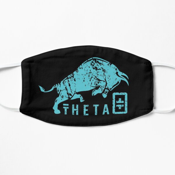 THETA Crypto BULLRUN Blockchain Token for TV Entertainment Flat Mask