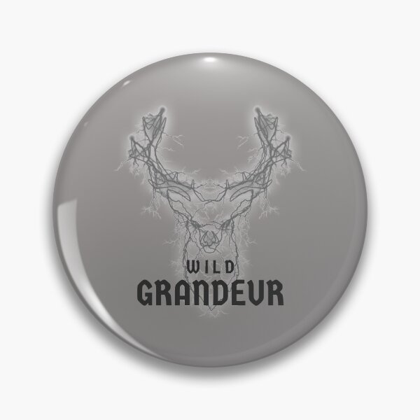 Item preview, Wild Grandeur Deer Roots Grey Design designed and sold by Eleven-K.